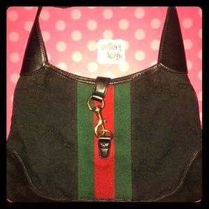 Very well loved vintage Gucci Jackie bag